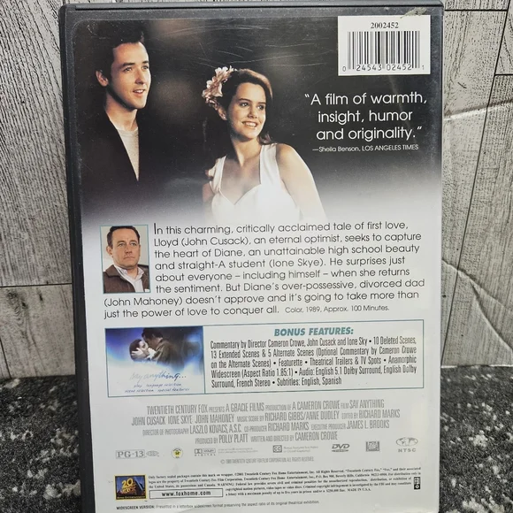 Say Anything DVD Special Edition Widescreen John Cusack - Picture 3 of 3